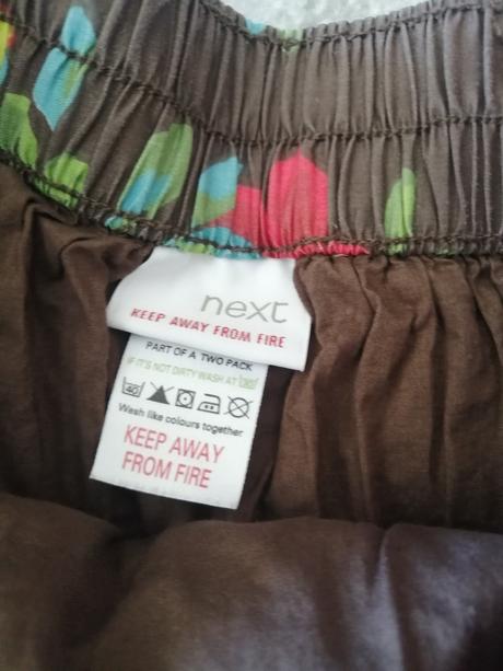 Kvetovaná sukňa next bavlna s podšívkou v146, 11 r, next,146