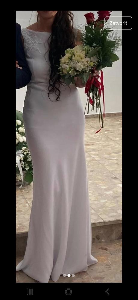 Svadobné- spoločenské šaty, s