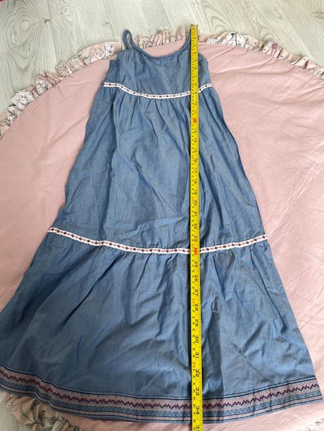 Letné riflové šaty, lupilu,110