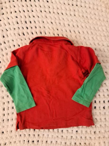 Červené tričko s aplikáciou, george,80