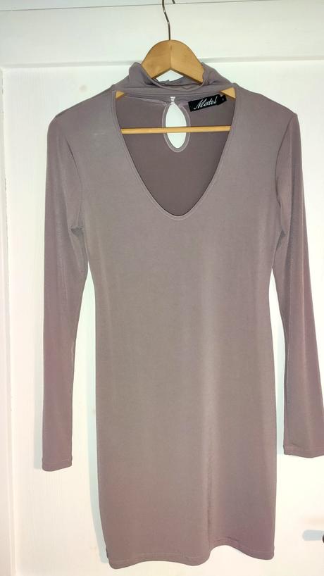 Bledofialové minišaty, s