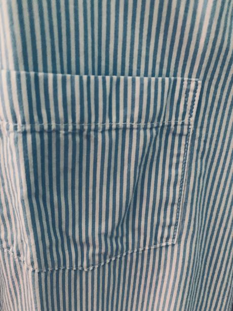 Pásikavá košeľa, h&m,152