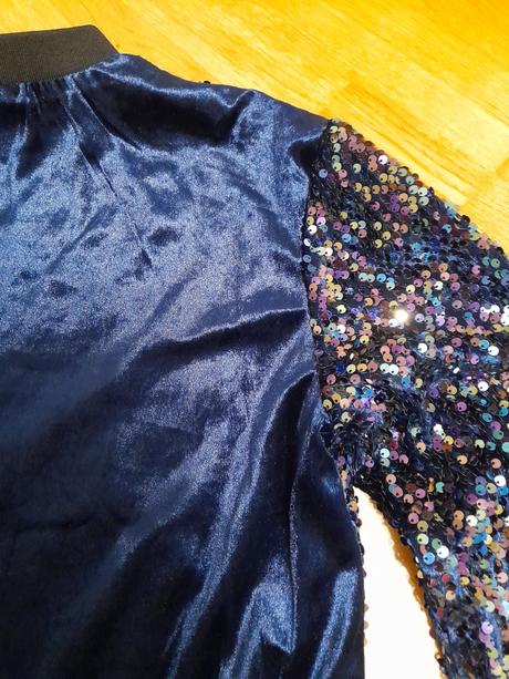 Flitrová mikina / sveter, c&a,170