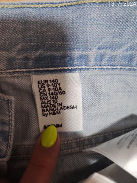 Krátke nohavice, 140–152