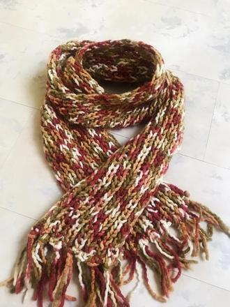 Hrubý melírovaný šál, l