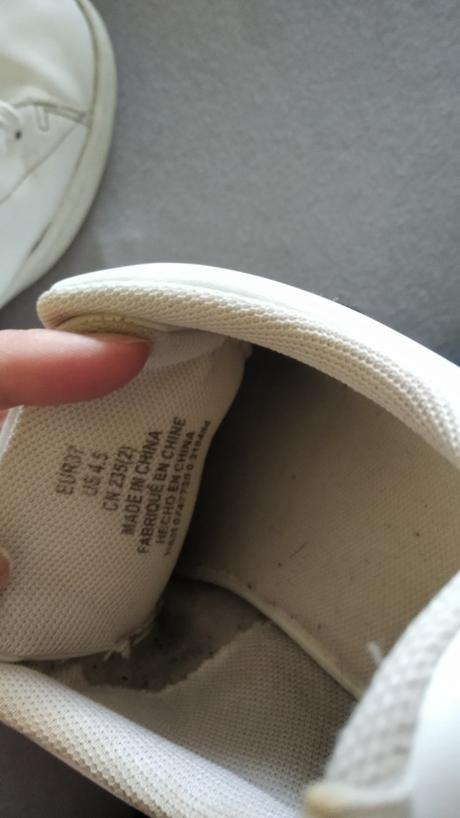 Biele tenisky s jednorozcom, h&m,37