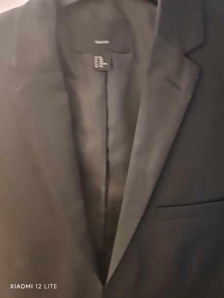 Pánske čierne sako hm, h&m,<50
