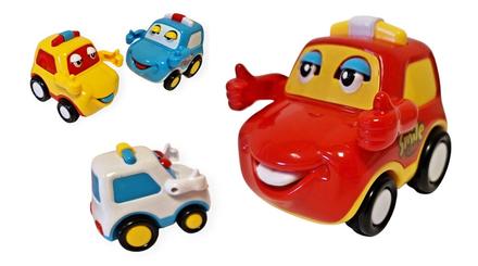 Autíčko na zotrvačník smile 9cm, 