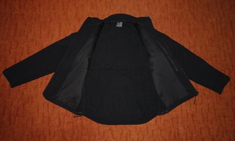 Softshellová čierna bunda, m