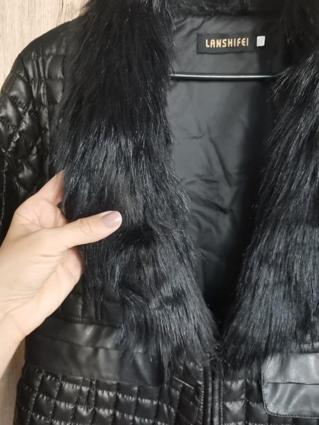 Kabát koženkový, m