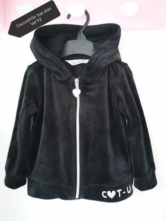 Macickova velurova mikina, coccodrillo,92