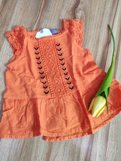 Next baby top, šaty s volánikmi, next,68 / 74