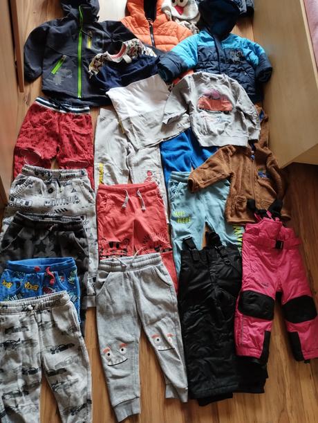 Chlapčenský veľký balík teplejšieho oblečenia, 86–98