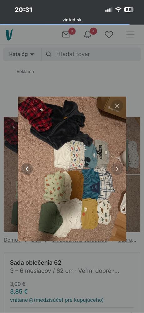 Oblečenie pre chlapca 62/68, 68–80