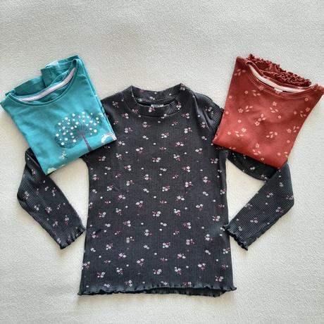 3ks tričiek s dlhým rukávom, dopodopo,128