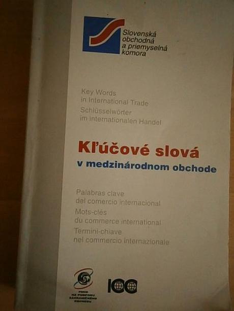 Kniha, klucove slova v medzinarodnom obchode,