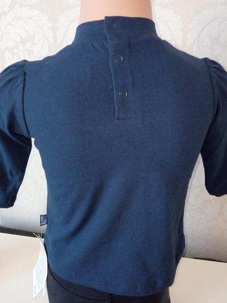 Dievčenské rolákové tričko dlhý rukáv (80), original marines,80