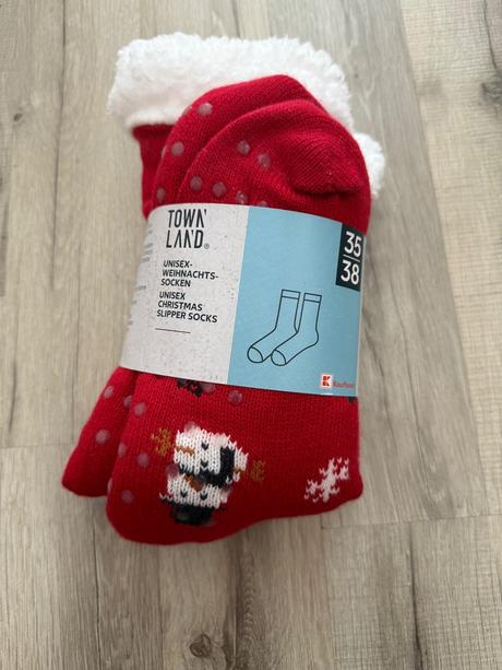 Vianočné zateplené ponožky, 37