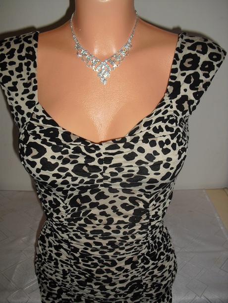 Sexi tigrovane zostihlujuce saticky, h&m,xs