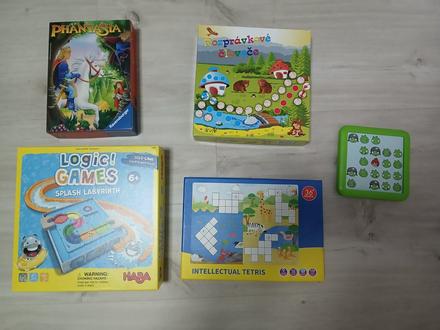 Deskové hry (človeče,logic games,puzzle tetris),
