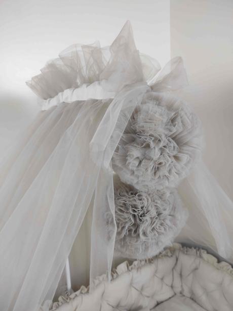 Nový pom pom baldachýn + zavinovačka +hniezdo viac, šírka (cm): 150