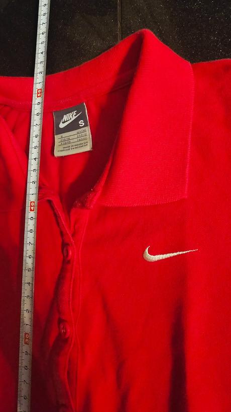 Syto ružové crop polo tričko kratke, nike,s