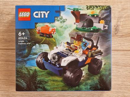 Lego city 60424 štvorkolka na prieskum džungle, 