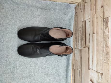 Hispanitas 37 - dámske kožené čierne topánky, 37