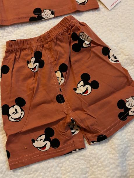 Dvojdielny bavlnený set mickey mouse, 80