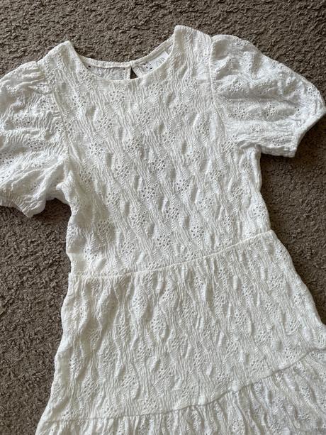 Biele šaty, zara,164