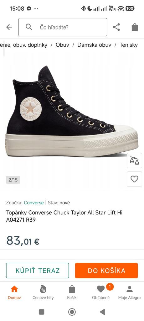 Converse tenisky brúsená koža, converse,37