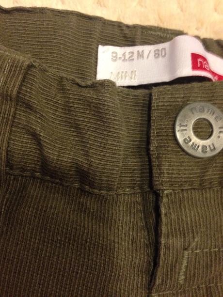 Olivove nohavice , name it,80