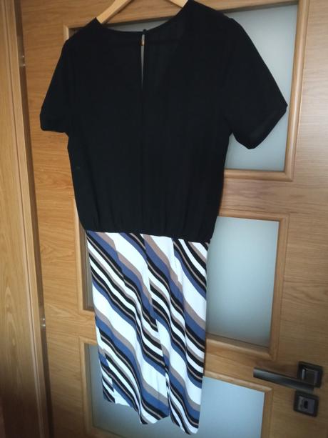 Bodyflirt šaty pásikavé, bonprix,38