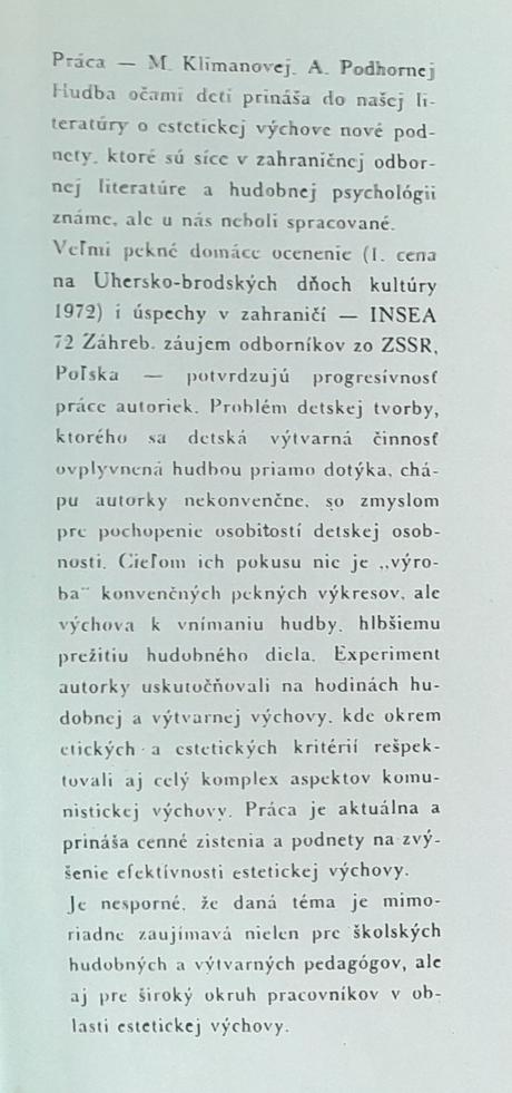 Hudba očami detí,