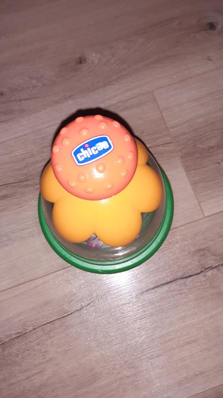 Push and spin carousel hračka na rozvoj zručností, 