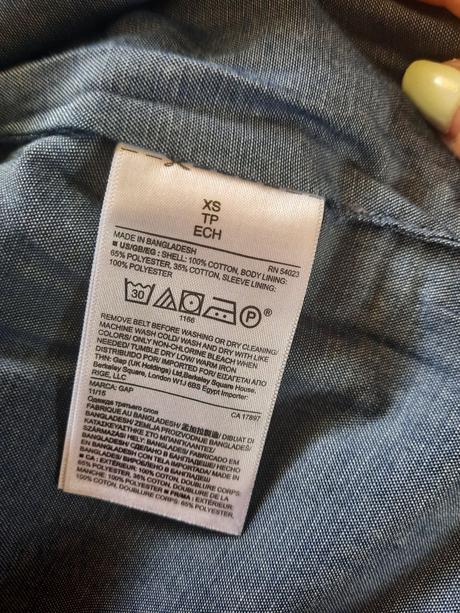 Dámsky dlhý trenčkot, gap,xs