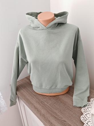 Krásna mikina zelena bavlna sadne od 146 do m, 