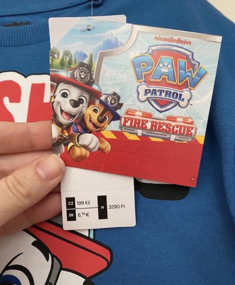 Paw patrol tricko letne vel. 104, f&f,104