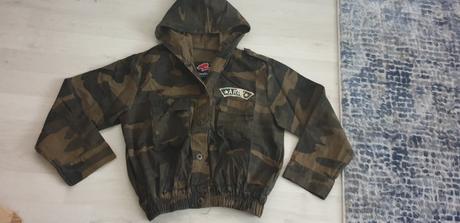 Tenká maskáčová bunda č.134-140, 134