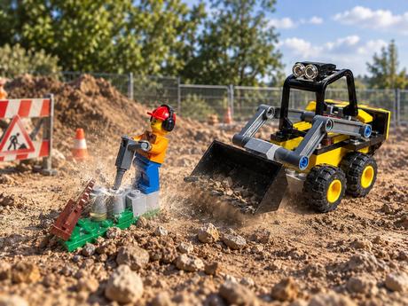 Lego city 61219 stavebný nakladač, 