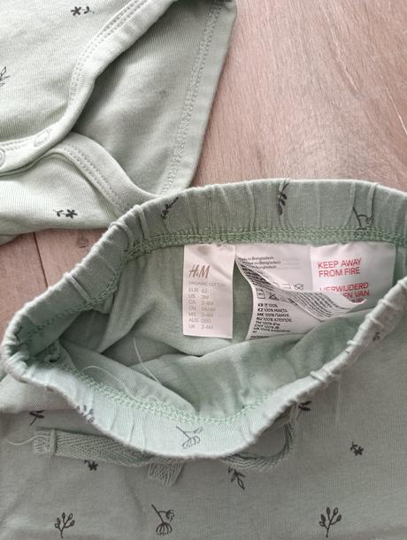 Body+tepláky, h&m,62