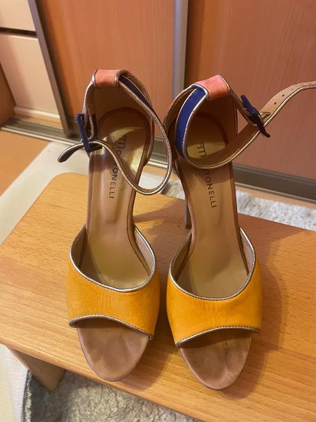 Kožené sandály montonelli, 35