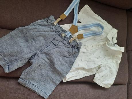 Set košieľka s nohavicami, h&m,68
