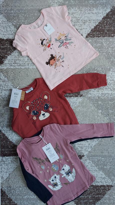 Tričko, 2ks tričká, mikina, next,98