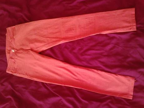 Oranzové nohavice, m