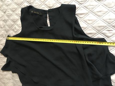 Volanovy crop top, zara,l