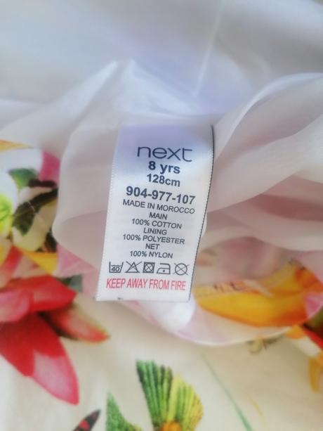 Next šaty 9rokov, next,134