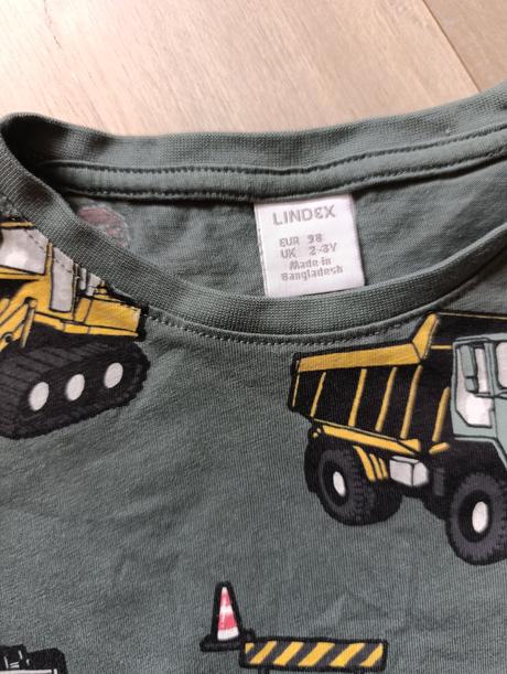 Lindex tričko bager, lindex,98