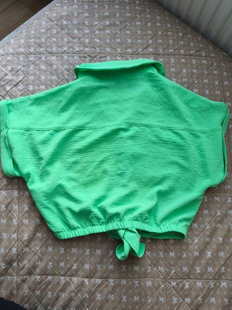 Dievčenská crop top košeľa, terranova,140