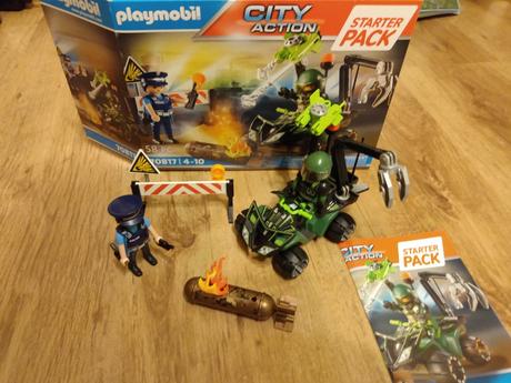 Playmobil 70817 starter pack polícia nebezpečné, 
